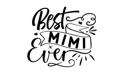 Best-mimi-ever, Design templates for round keychain, calligraphy, campfire, logo, design for key chains, camps, recreation, Hiking, travel, Vector quotes