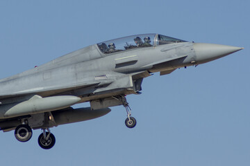 Reactor militar biplaza Eurofighter typhoon