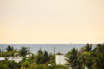 Vista de la playa de Monterrico en Guatemala.