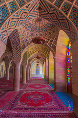 Nasir al Mulk Mosque in Shiraz, Ira
