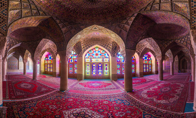 Nasir al Mulk Mosque in Shiraz, Ira