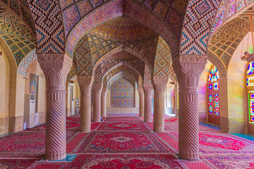Nasir al Mulk Mosque in Shiraz, Ira