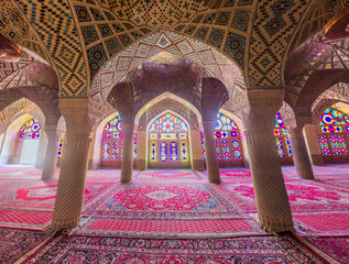 Nasir al Mulk Mosque in Shiraz, Ira