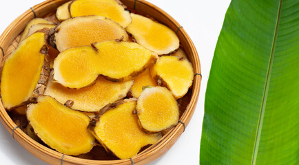 Phlai slices, Cassumumr ginger or zingiber montanum