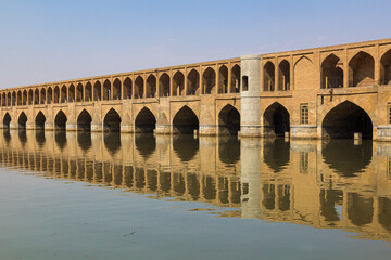 Allahverdi Khan (Si-o-se-pol) bridge in Isfahan, Iran