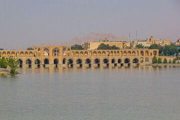 Khaju bridge in Isfahan, Iran
