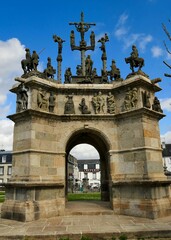 Le calvaire dans l&rsquo;enclos paroissial de Pleyben