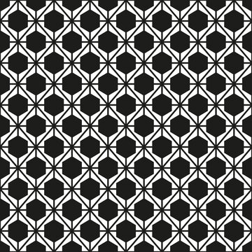 Seamless rhombus hexagon pattern background wallpaper