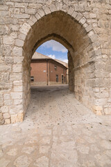 Entrance to the fortress. Urueña, Valladolid. Book village