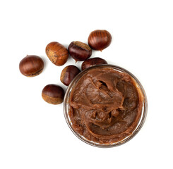 Chestnut Puree Isolated, Marrons Cream, Spread, Jam