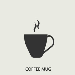 coffee cup vector icon illustration sign 