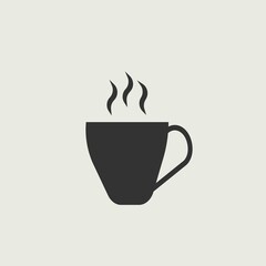coffee cup vector icon illustration sign 