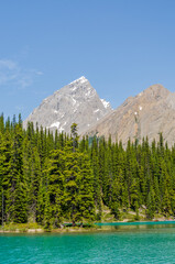 Majestic mountain lake in Canada.