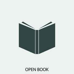 book vector icon illustration sign 