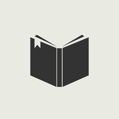 book vector icon illustration sign 