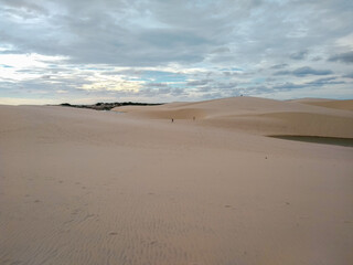 Region known as Morro Branco, now called Lençóis Piauienses. Place beautiful dunes and ponds formed by rainwater.