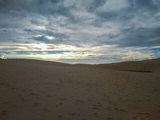 Region known as Morro Branco, now called Lençóis Piauienses. Place beautiful dunes and ponds formed by rainwater.