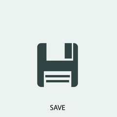 save vector icon illustration sign 