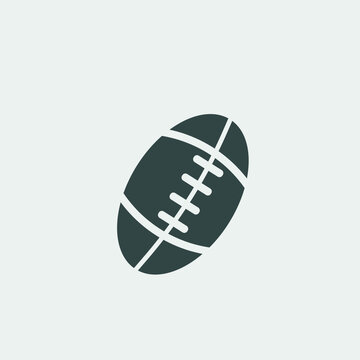  American football vector icon illustration sign