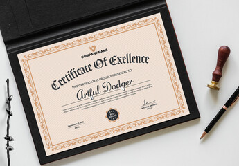 Certificate Design Layout