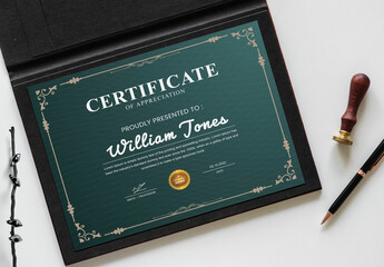 Certificate or Diploma Vintage Design