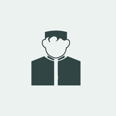  Hotel bellboy vector icon illustration sign 