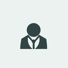 manager vector icon illustration sign 
