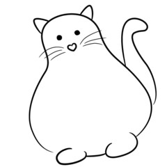 illustration of cat