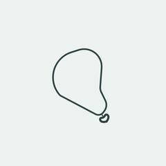 necklace vector icon illustration sign 