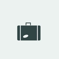 hotel luggage vector icon illustration sign 