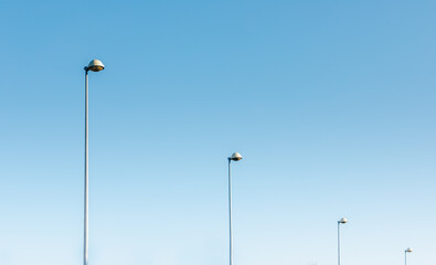 lamps against the sky 