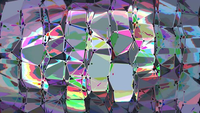 Video Background 2599: Abstract generative art (Loop).