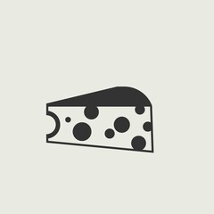 cheese vector icon illustration sign 