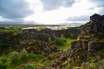 Lake Thingvallavatn and the tectonic landforms of Thingvellir National Park, Iceland
