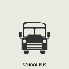 bus vector icon illustration sign 