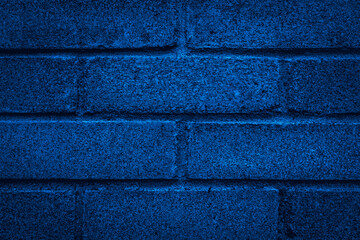 mur de brique bleu, fond bleu