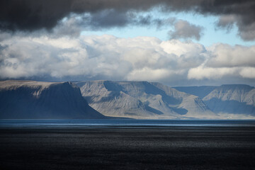 Epic view of Arnarfjörður fjord, Westfjords, Iceland