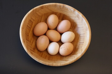 eggs in a bowl