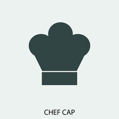 chef cap vector icon illustration sign 