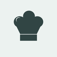 chef cap vector icon illustration sign 