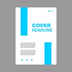 Business Brochure. Flyer Design. Leaflet Template a4. Book and Magazine Covers.