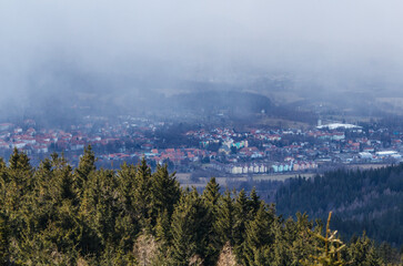 View of the Karkonosze Mountains - Sudetes - Poland