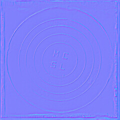 normal map, manhole cover