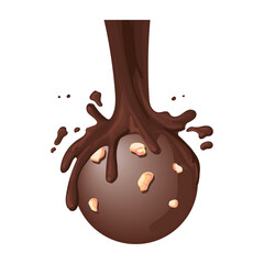 chocolate bubble design