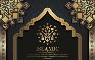 Luxury mandala background with arabesque arabic islamic east pattern