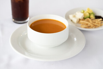 sopa de tomate