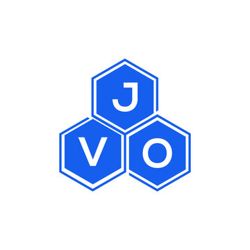 JVO letter logo design on White background. JVO creative initials letter logo concept. JVO letter design. 