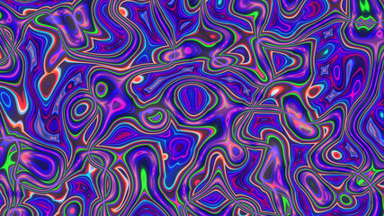 Abstract multicolored glowing liquid background.