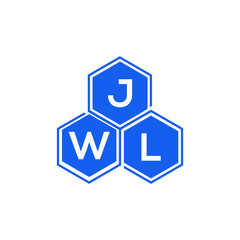 JWL letter logo design on White background. JWL creative initials letter logo concept. JWL letter design. 