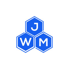 JWM letter logo design on White background. JWM creative initials letter logo concept. JWM letter design. 